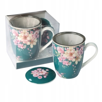 Kubek 350 ml z  zaparzaczem CR3-111