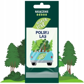 Zawieszka zapachowa do samochodu - Polski las