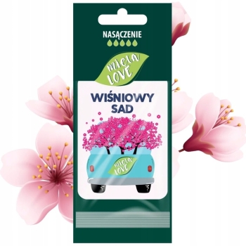 Zawieszka zapachowa do samochodu - Wiśniowy sad