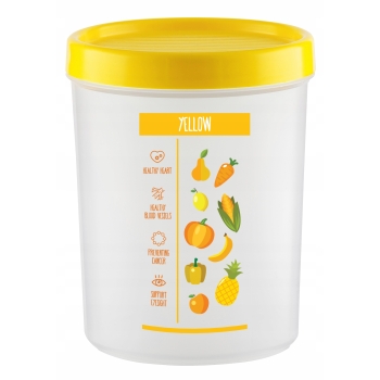 Pojemnik na produkty sypkie 1,2l 3423 (żółty)