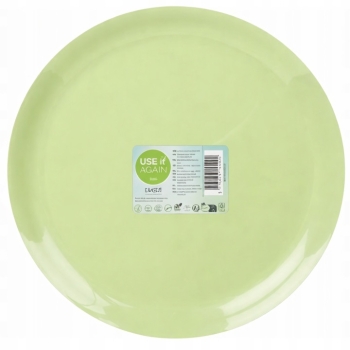Talerze plastikowe 4 szt 4856 - Zielone