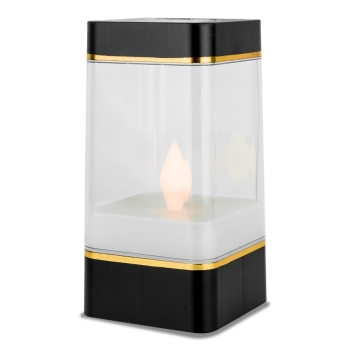 Lampion solarny MA001A (złota lamówka)