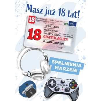 Karnet Gift M-178 - Masz już 18 lat! (dowód)