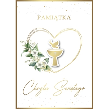 Karnet GM-1169 - Pamiątka Chrztu Świętego