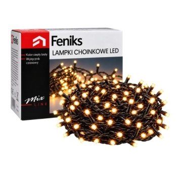 Lampki choinkowe 100 led 3268 (białe ciepłe)