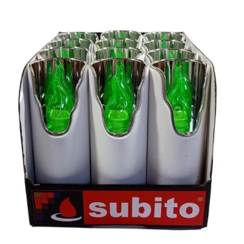 Znicz Subito Dekor - Zielony ze srebrnym