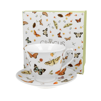 Filiżanka ze spodkiem - Butterflies 4353