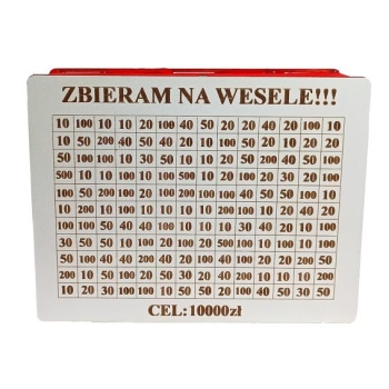 Skarbonka drewniana - Zbieram na wesele!!!