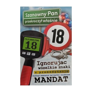 Karnet JCX 209 - Szanowny Pan przekroczył właśnie 18