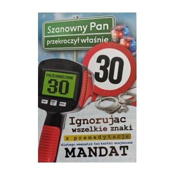 Karnet JCX 211 - Szanowny Pan przekroczył właśnie 30