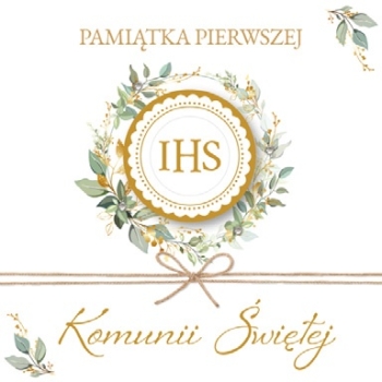 Karnet KL-07 - Pamiątka Pierwszej Komunii Świętej