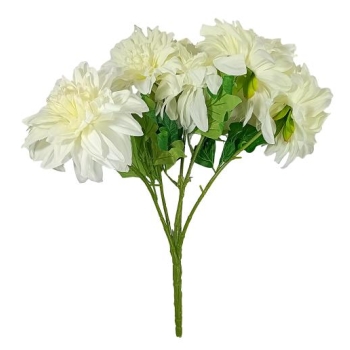 Bukiet 5 kwiatów - Dalia KME111A (biały)
