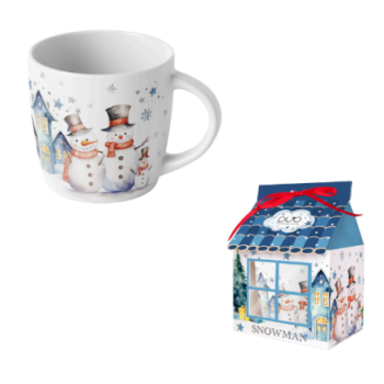 Kubek 400 ml w opakowaniu domek - Snowman 0774