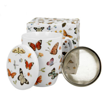 Kubek z zaparzaczem - Butterflies 4384