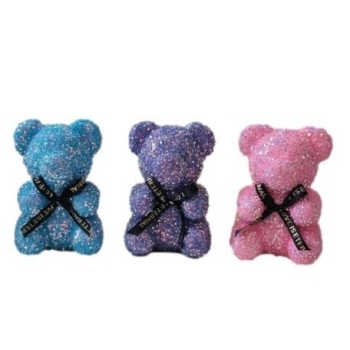 Miś z cekinami w pudełku 7900