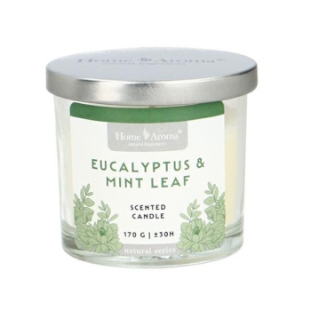 Świeca zapachowa 170g HASF170-13 - Eucalyptus & Mint leaf