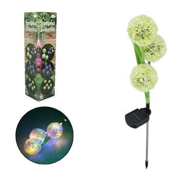 Lampka solarna A6084 - Czosnek (multikolor)
