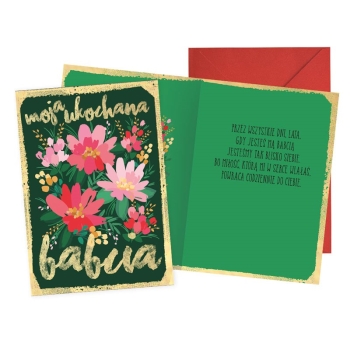 Karnet PR-534 - Moja ukochana Babcia to Ty!