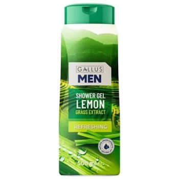 Żel pod prysznic Gallus Men 500 ml - Trawa cytrynowa