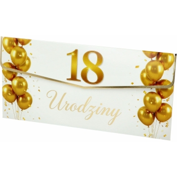Koperta na pieniądze RU18-014 - 18 urodziny