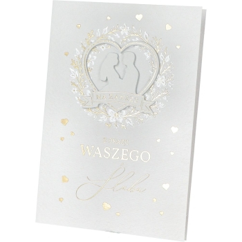 Karnet Nero C ŚL-004 - Z okazji Waszego Ślubu