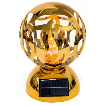 Lampion solarny SL-KLG-SOL  (kula, złoty)