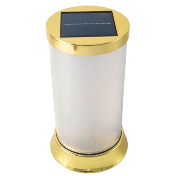 Znicz solarny Subito S087 - Złoty (biały ciepły)